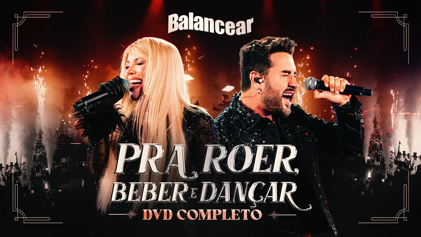 Arte oficial do DVD Pra Roer, Beber e Dançar, DVD completo